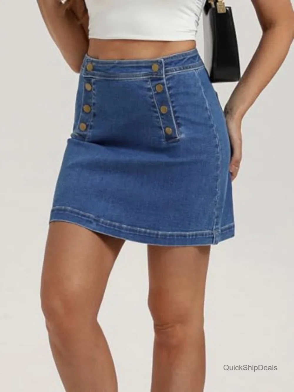 N/A jean skirts
